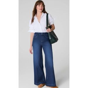 ‼️SPANX‼️Wide Leg Jeans, Medium